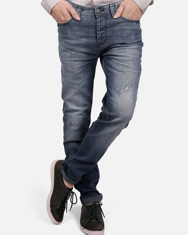 Men's Ash Blue Denim Jeans - FMBP18-006