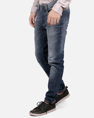 Men's Ash Blue Denim Jeans - FMBP18-006