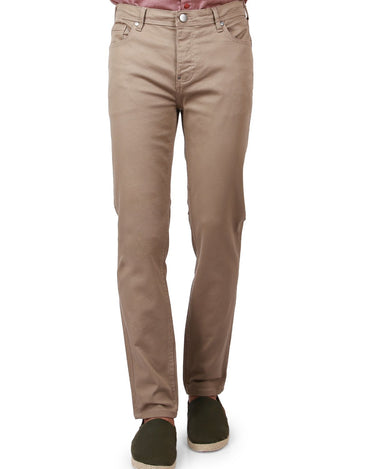 Men's Beige Denim Jeans - FMBP19-047