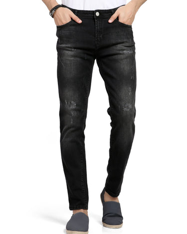 Men's Black Denim Jeans - FMBP19-091