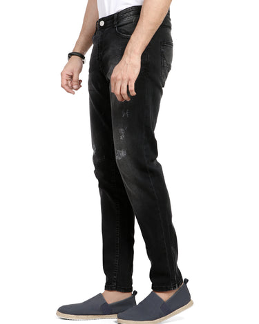 Men's Black Denim Jeans - FMBP19-091