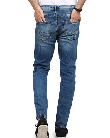 Men's Mid Blue Denim Jeans - FMBP19-099