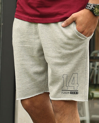 Men's Heather Grey Shorts - FMBSK19-016