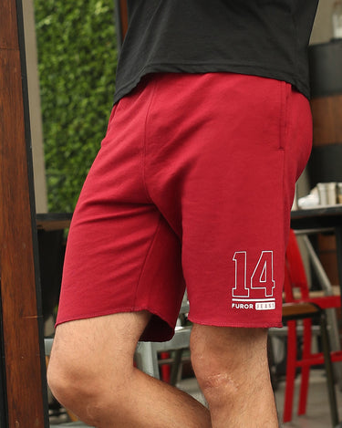 Men's Burgundy Shorts - FMBSK19-020