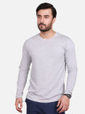 Men's Light Grey Basic T-Shirt - FMTBF18-005
