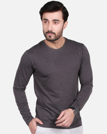 Men's Dark Grey Basic T-Shirt - FMTBF18-007