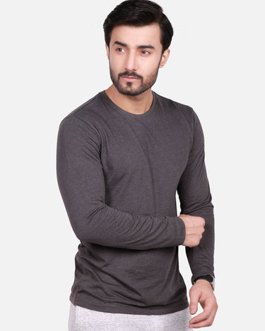 Men's Dark Grey Basic T-Shirt - FMTBF18-007