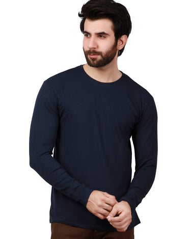 Men's Navy Basic T-Shirt - FMTBF19-004