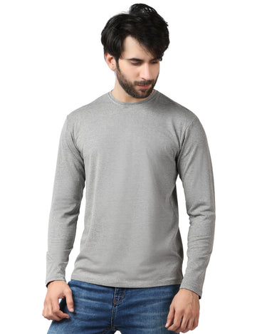 Men's Grey Basic T-Shirt - FMTBF19-007