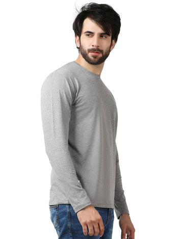 Men's Grey Basic T-Shirt - FMTBF19-007