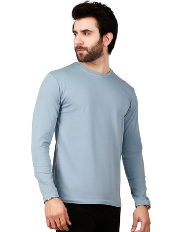 Men's Light Blue Basic T-Shirt - FMTBF19-008