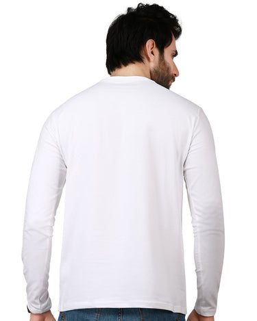 Men's White Basic T-Shirt - FMTBF19-012