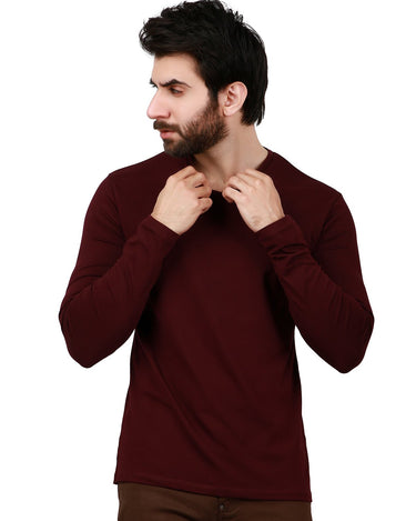 Men's Plum Basic T-Shirt - FMTBF19-016