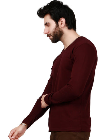 Men's Plum Basic T-Shirt - FMTBF19-016