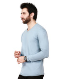 Men's Light Blue Basic T-Shirt - FMTBF19-018