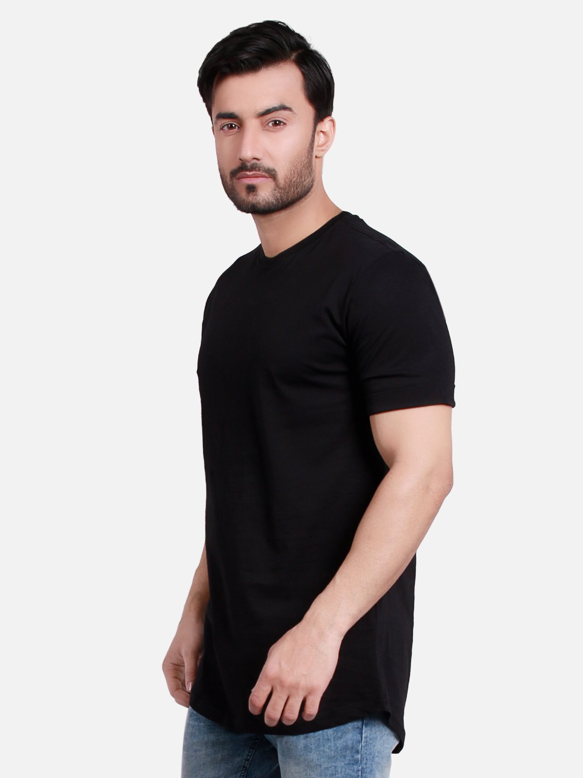 Men's Black Basic T-Shirt - FMTBL19-003