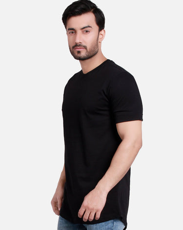 Men's Black Basic T-Shirt - FMTBL19-003