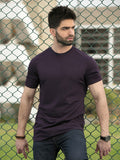 Men's Purple Basic T-Shirt - FMTBL19-001