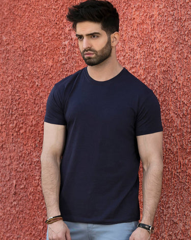 Men's Navy Basic T-Shirt - FMTBS19-002