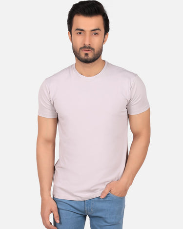 Stretch Fit Crew Neck Basic Tee - FMTBS19-005