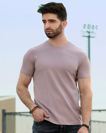 Stretch Fit Crew Neck Basic Tee - FMTBS19-006