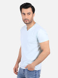 Men's Mint Blue Basic T-Shirt - FMTBS19-016