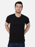 Men's Black Basic T-Shirt - FMTBT19-061