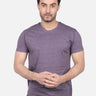 Men's Purple Basic T-Shirt - FMTBT19-069