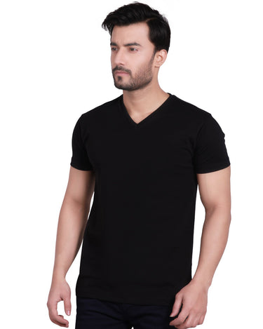 Men's Black Basic T-Shirt - FMTBT19-011