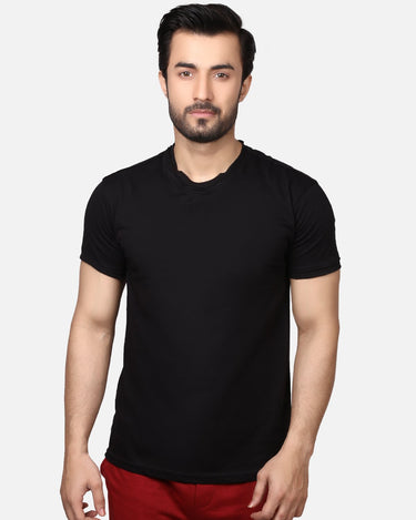 Regular Fit Crew Neck Basic Tee - FMTBT19-086