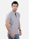 Men's Ash Grey Polo Shirt - FMTCP18-004