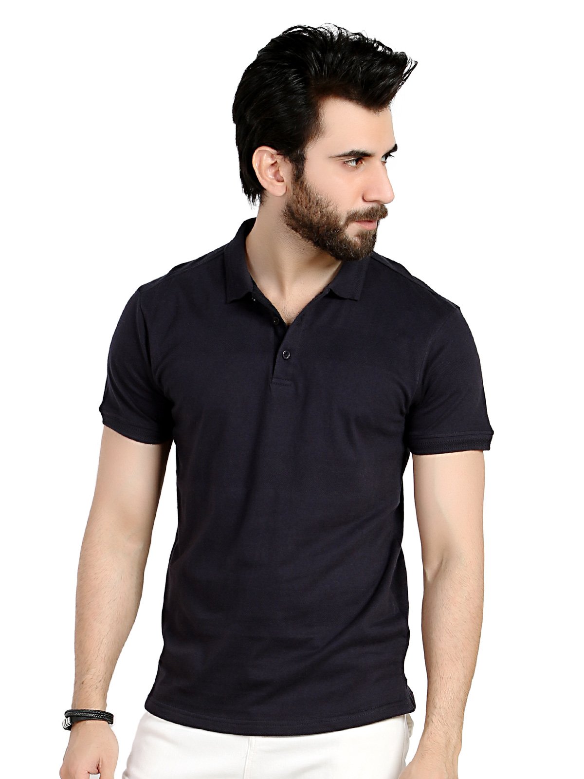 Men's Dark Navy Polo Shirt - FMTCP19-025