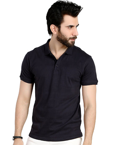 Men's Dark Navy Polo Shirt - FMTCP19-025