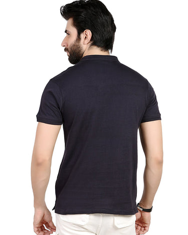 Men's Dark Navy Polo Shirt - FMTCP19-025