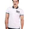 Men's White Polo Shirt - FMTCP19-027