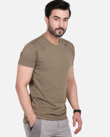 Men's Olive Classic Tee - FMTCT18-003