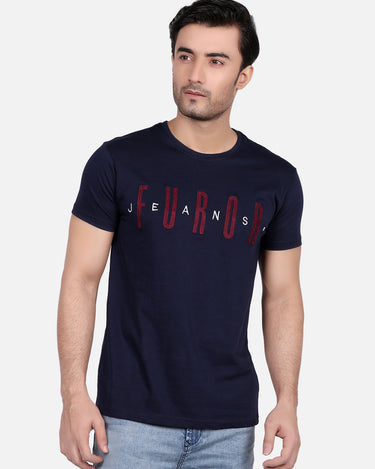 Men's Navy Blue Classic Tee - FMTCT18-009