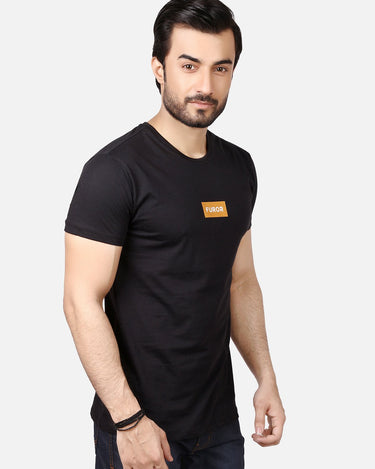 Men's Black Classic Tee - FMTCT19-022