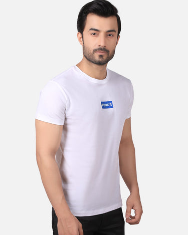 Men's White Classic Tee - FMTCT19-025