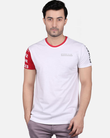 Men's Off White Classic Tee - FMTCT18-008