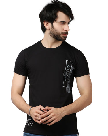 Men's Black Classic Tee - FMTCT19-049