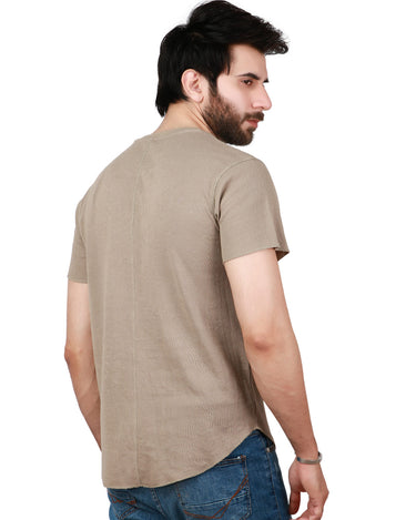 Men's Khaki Classic Tee - FMTCT19-059