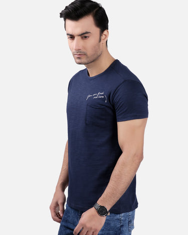 Men's Navy Graphic Tee - FMTGT18-009