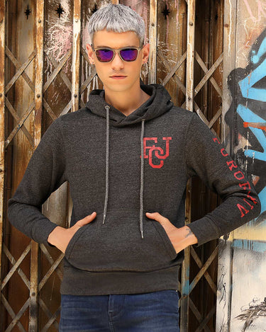 Men's Charcoal Grey Hoodie - FMTH18-002