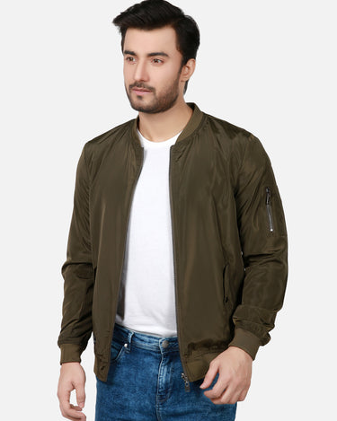 Men's Olive Jacket - FMTJ18-39058