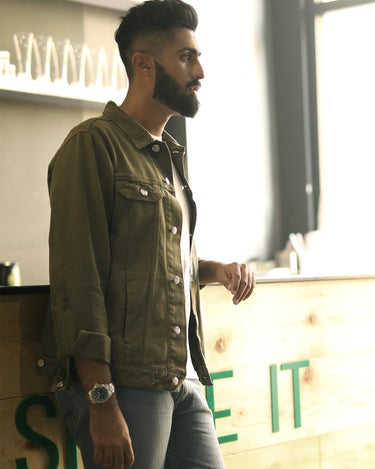 Regular Fit Denim Jacket FMTJD18 008
