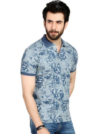 Men's Blue Polo Shirt - FMTPP19-009