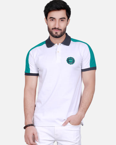 Men's White Polo Shirt - FMTPS17-001