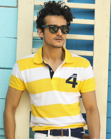 Men's Yellow Polo Shirt - FMTPS17-025