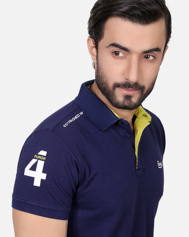 Men's Navy Blue Polo Shirt - FMTPS17-026